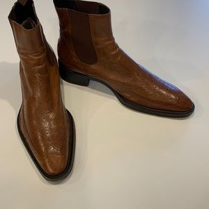 Made in Italy Classic Italian Leather Boots.